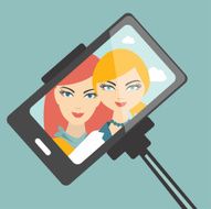 Girls selfie photo Friend photography