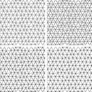 Old lace background set of 4 seamless pattern N2