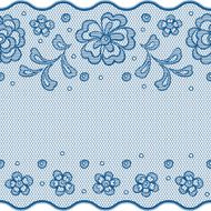 Seamless lace pattern flower vintage vector background N2