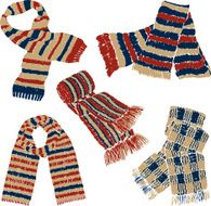 knitted scarves