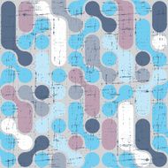 Seamless abstract retro pattern Stylish geometric background N4