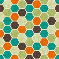 Seamless retro geometric pattern EPS10 vector texture N3