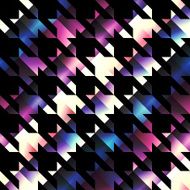 Houndstooth pattern on black background N3