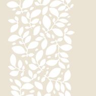 Seamless nature pattern with abstract leaves N2