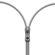 zipper isolated on white background N2