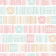 Abstract Seamless Pattern in Ethnic Style N5