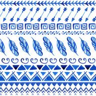 Aztec watercolor background N2
