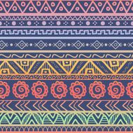 Tribal aztec seamless pattern N22