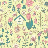 Floral spring seamless pattern N2