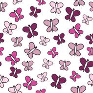 seamless pattern with butterflies N21