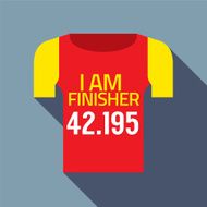 Finisher Tee Of Marathon Runner