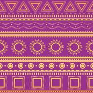 Tribal aztec seamless pattern N24