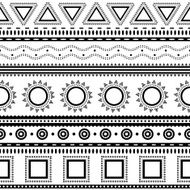 Aztec seamless pattern N12