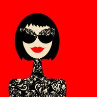 Fashion woman portrait for your design N2