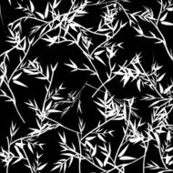 abstract black and white bamboo pattern background