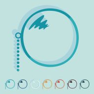 Flat design monocle N5