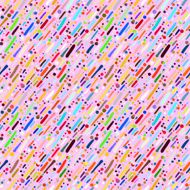 Pattern with hand drawn colourful stripes N2