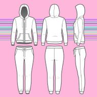 Hoodi and sweatpants set