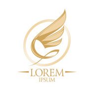 Wing logo template