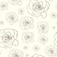 Seamless pattern with roses N19
