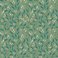 seamless line floral pattern N6