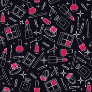 Beauty and make up pattern