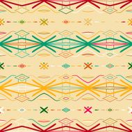 Vector seamless ethnic pattern N31