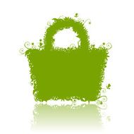 Floral shopping bag summer sale