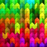 Abstract geometric background with vibrant color tones