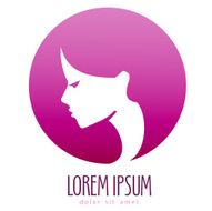 beauty salon vector logo design template cosmetics or makeup icon