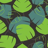 Seamless exotic pattern N18
