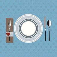 Table setting in modern style 5