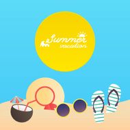 Summer poster Vector