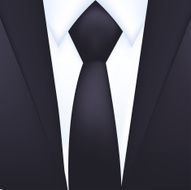 Tuxedo vector background