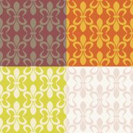 Set of seamless vintage patterns N35