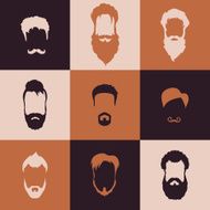 Beards set