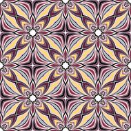 Seamless Abstract Kaleidoscope Pattern (Vector) N4