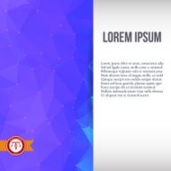Abstract Colorful Triangles Background Vector N13
