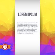 Abstract Colorful Triangles Background Vector N15