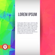 Abstract Colorful Triangles Background Vector N17
