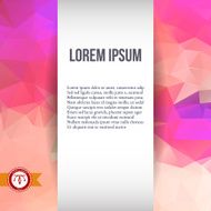 Abstract Colorful Triangles Background Vector N20