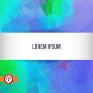 Abstract Colorful Triangles Background Vector N22