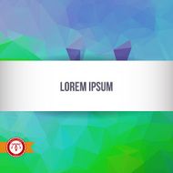 Abstract Colorful Triangles Background Vector N23