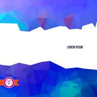 Abstract Colorful Triangles Background Vector N24