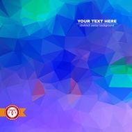 Abstract Colorful Triangles Background Vector N25
