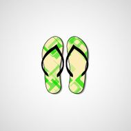 Abstract illustration on flip flops N63