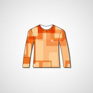 Abstract illustration on sweater N57