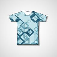 Abstract illustration on t-shirt N47