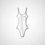 female swimsuit isolated N62