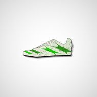 Abstract illustration on sneakers N58